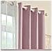 Set Di 3 Tende Oscuranti (132x160cm) - Drappeggi Moderni Ed Eleganti Per Oscurare La Stanza Pink - Foto miniatura 4