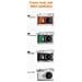 Mini Fotocamera Vlog Portatile: Video Hd 1080p, Schermo Ips 0.96"", Luce Led Brown - Foto miniatura 3