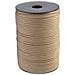 Bobina Da 100 Metri Di Paracord A 9 Anime - Versatile Corda In Fibra Di Polipropilene Beige - Foto miniatura 1