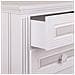 Comodino In Legno Con 2 Cassetti Bianchi 38x28x69. - Foto miniatura 7