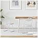 Sedia pieghevole 2 pcs Bianco 48 x 43,5 x 81 cm Pelle Sintetica - Foto miniatura 2