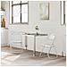 Sedia pieghevole 2 pcs Bianco 48 x 43,5 x 81 cm Pelle Sintetica - Foto miniatura 3