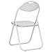 Sedia pieghevole 2 pcs Bianco 48 x 43,5 x 81 cm Pelle Sintetica - Foto miniatura 7
