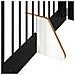 Cancello per cani con supporti 4 pcs Rovere Nero 80 x 60 cm - Foto miniatura 7