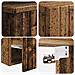 Set di mobili per il bagno 2 pz Legno antico 33 x 34,5 x 100 cm - Foto miniatura 9