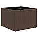 Set di divani 6 pz Marrone e Rosso Rattan sintetico e Acciaio - Foto miniatura 6