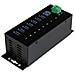 HUB Industriale USB 3.0 a 7 porte - Perno e concentratore USB 3.0 con ESD 350W e protezione da sovratensioni - Montabile DIN - Foto miniatura 2