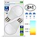 Lampadine Led E27 A60 9w Smd Bulbo 3 Colori In Uno 2 Pz Vt-2149 7309 - Foto miniatura 1