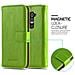 Custodia Compatibile Con Lg G2 In Verde Erbe - Coperchio Protettiva Con Chiusura Magnetica, Funzione Stand E Tasca Per Le Carte - Foto miniatura 5