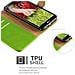 Custodia Compatibile Con Lg G2 In Verde Erbe - Coperchio Protettiva Con Chiusura Magnetica, Funzione Stand E Tasca Per Le Carte - Foto miniatura 7