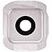 Camera Lens Supporto Posteriore Galaxy S6 Bianco - Foto miniatura 1