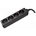 808544-hy Prolunghe E Multiple 4 M 4 Presa[ e] Ac Interno Nero (a Proconnectlite Eu Schuko 4 Way Power Strip-black 4m [ lifetime Warranty])  - Foto miniatura 1