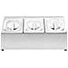 Supporto Gastronorm Con 3 Contenitori Gn 1/6 In Acciaio Inox - Foto miniatura 5