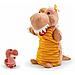 : Marionetta+Baby - Dinosauro Peluche 23x25x10 Cm - Foto miniatura 1