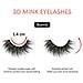 Ciglia Finte 5 Paia Riutilizzabile 3d Mink Lashes Mano Spessi Naturali Falsi Ciglia Contiene In Acciaio Inox Ciglia Pinzetta (bomba)  - Foto miniatura 2