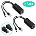 2-pack Attivo Poe Power Over Ethernet Splitter Adattatore 48v A 12v Ieee 802.3af 10 100mbps Poe Splitter Con Uscita A 12v Per La Macchina Fotografica Del Ip Access Point Wireless E Voip Phone - Foto miniatura 1