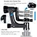 Ph-10 Gimbal Testa Treppiede Leggera Professionale In Fibra Di Carbonio Testa Panoramica A 360 Gradi Gimbal - Foto miniatura 5
