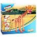Puzzle 3d Giraffa Junior 31,5 Cm Schiuma Arancione 104 Pezzi - Foto miniatura 3