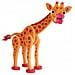 Puzzle 3d Giraffa Junior 31,5 Cm Schiuma Arancione 104 Pezzi - Foto miniatura 1