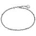 Cavigliera Con Cuore Di Zirconia, In Argento Sterling 925 Rodiato - Foto miniatura 1