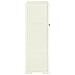 Armadietto In Plastica 79x43x125 Cm Effetto Legno Crema - Foto miniatura 2