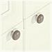 Armadietto In Plastica 79x43x125 Cm Effetto Legno Crema - Foto miniatura 7