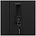 Armadietto con Serratura Nero 38x45x180 cm in Acciaio - Foto miniatura 4