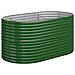 Letto Giardino Acciaio Verniciato a Polvere 152x80x68 cm Verde - Foto miniatura 1