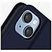 Custodia Vera Pelle Per Iphone 14 Portacarte E Supporto Video Blu - Foto miniatura 3