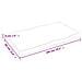 Piano Tavolo Marrone Chiaro 100x60x (2-6) cm Rovere Non Trattato - Foto miniatura 8