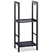 Portalegna Scaffale Metallo Porta Legna 2 Ripiani Legnaia Camino Stufa 100x40x30 - Foto miniatura 2