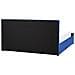 Letto In Velluto Blu Con Contenitore 180 X 200 Cm Rochefort - Foto miniatura 2