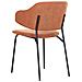 Set Di 2 Sedie Tessuto Arancione Kenai - Foto miniatura 5