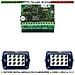 Tastiera Apri Porta Incasso Modulo 503 Ip44 2 Led Rosso Verde Kit 2 Tastiere Elaboratore Sv-kbc Alimentazione 12 Vcc 2 - Foto miniatura 1
