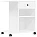 Supporto Per Stampante Con Ruote Bianco 60x40x68,5 Cm - Foto miniatura 2