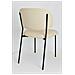 Set 2 Sedie Sala Da Pranzo Rivalta Gambe In Acciaio Nero Opaco, Tessuto Bouclé Beige - Foto miniatura 6