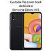 Custodia A Libro Book Cover Case Per Samsung Galaxy A01 Black - Foto miniatura 2