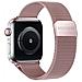 Cinturino Per Apple Watch 38 / 40 / 41 / 42 Mm In Maglia Milano Traction, Rosa - Foto miniatura 1