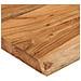 Mensola A Muro 50x40x3,8cm Rettangolare Legno Acacia Bordi Vivi - Foto miniatura 2