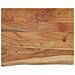 Mensola A Muro 50x40x3,8cm Rettangolare Legno Acacia Bordi Vivi - Foto miniatura 1