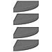 Scaffali Angolari A Parete 4 Pz Grigio Lucido 25x25x3,8 Cm Mdf - Foto miniatura 1