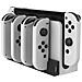 Stazione Di Ricarica 4 In 1 Per Nintendo Switch E Joy-con, Bianco - Foto miniatura 4