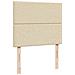 Giroletto a Molle con Materasso Crema 120x190 cm in Tessuto - Foto miniatura 7