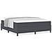 Letto con Rete e Materasso Grigio Scuro Super King in Tessuto a Coste - Foto miniatura 4
