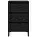 Comodino  con Gamba in Metallo Nero Rovere 40x35x69 cm - Foto miniatura 6