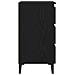 Comodino  con Gamba in Metallo Nero Rovere 40x35x69 cm - Foto miniatura 7