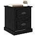 Armadio da Notte 2 pcs Rovere nero 39 x 39 x 47.5 cm - Foto miniatura 3