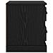 Armadio da Notte 2 pcs Rovere nero 39 x 39 x 47.5 cm - Foto miniatura 8