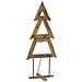 Albero di Natale Marrone 180 cm Legno massello di teak - Foto miniatura 1