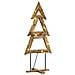 Albero di Natale Marrone 180 cm Legno massello di teak - Foto miniatura 3